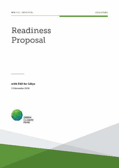 Document cover for Strengthening Governance and Institutional Framework for Integrated Climate-change, Water, Energy and Food Security Strategies in Libya