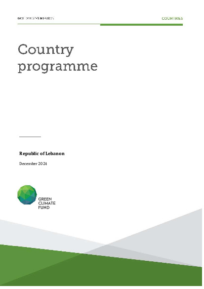 Document cover for Lebanon Country Programme